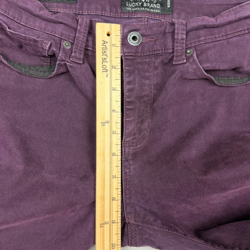 Lucky Brand Women 6/28 Plum Brooke Legging Jean Skinny Mid Rise Stretch Pants - Picture 14 of 14